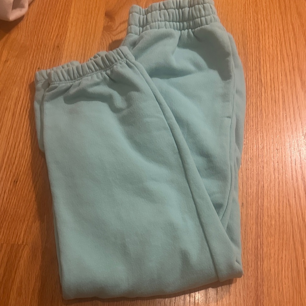 Athleta Kids teal blue Joggers